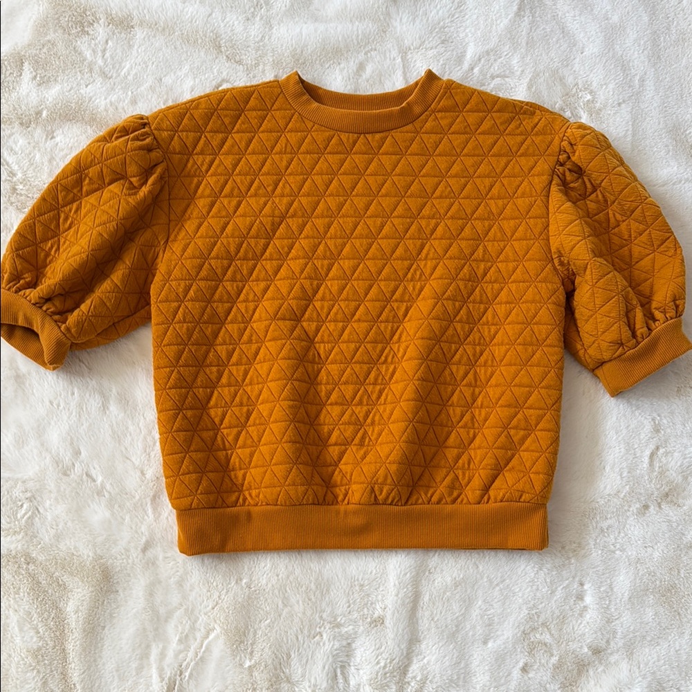 a. new. day Quilted Puff Sleeve Top